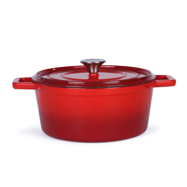 Livoo Casseruola Rotonda 24 cm 4 L Rossa