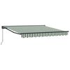 vidaXL Struttura della tenda Verde e Bianco 300 x 250 cm