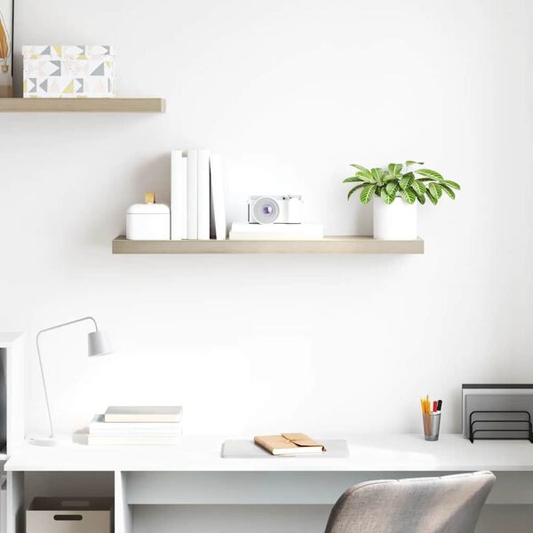 vidaXL Scaffale a Parete Rovere 90x23,5x3,8 cm in MDF
