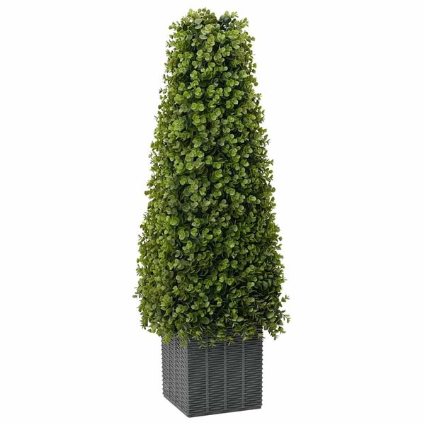 vidaXL Albero di Eucalipto Artificiale Verde 27 x 27 x 90 cm Plastica