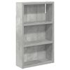 vidaXL Armadio da bagno a muro Grigio Cemento 30 x 10 x 50 cm