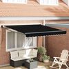 vidaXL Tenda da Sole Nero 300 x 250 x 165 cm Poliestere