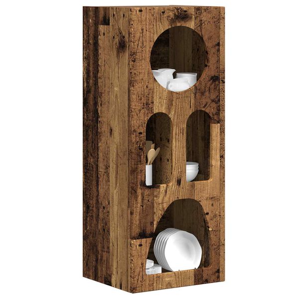 vidaXL Credenza Legno vecchio 40 x 35 x 100.5 cm Legno multistrato