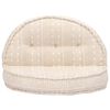 vidaXL Pouf 100x20 cm in Tessuto Beige