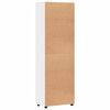 vidaXL Credenza con porta Bianco 60 x 35 x 182 cm Legno multistrato