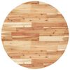 vidaXL Piano Tavolo Rotondo &Oslash;80x2 cm in Legno Massello di Acacia