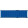 vidaXL Lettini Prendisole 2 pz con Cuscino Blu Reale in Legno di Teak