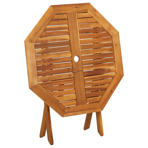 vidaXL Set da Pranzo da Giardino 5 pz in Legno Massello di Acacia