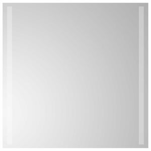 vidaXL Specchio da bagno LED Trasparente 60 x 60 cm vetro temperato