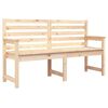 vidaXL Panca da Giardino 159,5x48x91,5 cm in Legno Massello di Pino