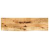 vidaXL Piano Tavolo 100x30x2,5cm Bordi Vivi Legno di Mango Grezzo