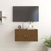 vidaXL Pensile ambra 60x30x30 cm in Legno Massello di Pino