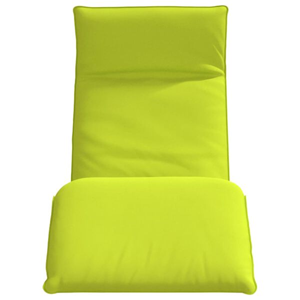 vidaXL Lettino Pieghevole Verde 175x54x8,5 cm in Tessuto Oxford