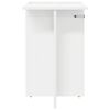 vidaXL Tavolino Bianco 35 x 40 x 55 cm Legno multistrato