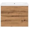 vidaXL Mobile con Lavabo Integrato Rovere Artigianale