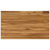 vidaXL Piano del tavolo 120 x 70 x 3,5 cm Rettangolare Naturale