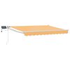 vidaXL Tenda retrattile manuale con LED Sabbia