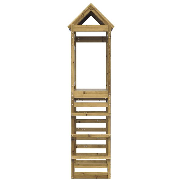 vidaXL Torre da Gioco Marrone Legno Impregnato Solido