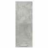 vidaXL Armadio pensile 2 pcs Grigio Cemento e Bianco 30 x 31 x 80 cm