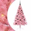 vidaXL Albero di Natale artificiale con luci integrate Rosa 150 cm PVC