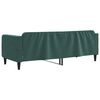 vidaXL Letto da Giorno Verde Scuro 80x200 cm in Velluto
