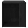 vidaXL Mensole angolari Rovere Nero 33 x 33 x 34,5 cm