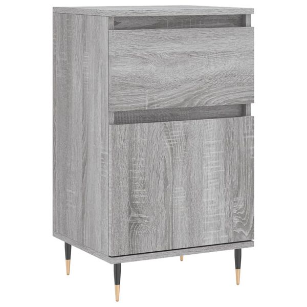 vidaXL Credenza Grigio Sonoma 40x35x70 cm in Legno Multistrato