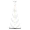 vidaXL Albero di Natale a LED 447 LED Colorato 250 cm