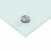 vidaXL Rivestimento da Cucina 2 pcs Bianco 90 x 50 cm vetro temperato
