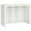vidaXL Copertura per condizionatore d'aria Bianco 110 x 50 x 80 cm