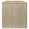 vidaXL Tavolino da Salotto Rovere Sonoma 100x40x40cm Legno Multistrato