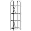 vidaXL Libreria 4 livelli 40 x 30 x 146 cm Legno ingegnerizzato