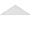 vidaXL Tetto per Tendostruttura 5 x 10 m Bianco