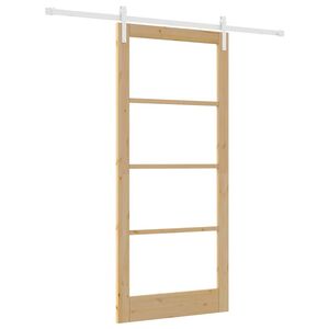 vidaXL Porta scorrevole ORKDAL Naturale 93 x 211 cm