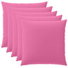 vidaXL Federa 6 pcs HEERLEN Rosa 65 x 65 cm Poliestere