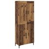 vidaXL Credenza 2 pz Legno vecchio 69,5 x 34 x 180 cm