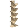 vidaXL Scaffale da Libro ad Albero 6 Livelli 30 x 18 x 100 cm