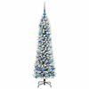 vidaXL Albero di Natale artificiale con 150 LED Bianco 150 cm