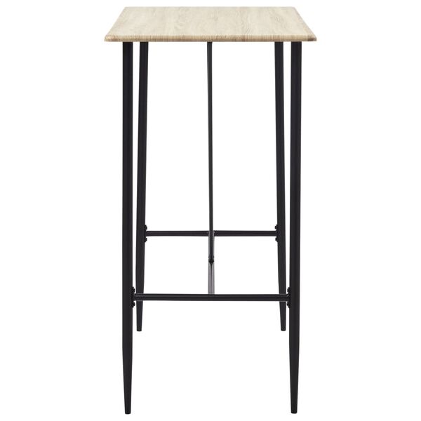 vidaXL Set da Bar 5 pz in Tessuto Giallo