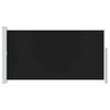 vidaXL Tendalino Laterale per Patio Terrazzo 160 x 300 cm Nero