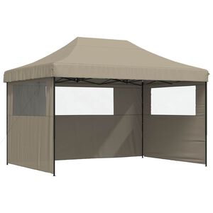 vidaXL Tenda Party 279 x 410 x 315 cm Tortora Tessuto Oxford