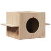 vidaXL Cuccia per Gatti 51x35x30 cm in Legno Massello di Pino