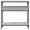 vidaXL Tavolo Consolle Ripiano Grigio Sonoma 75x29x75cm Multistrato
