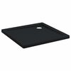 vidaXL Vassoio base doccia con punti 80 x 80 x 4 cm ABS Nero