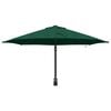 vidaXL Ombrello da giardino Verde 248 x 248 x 148 cm