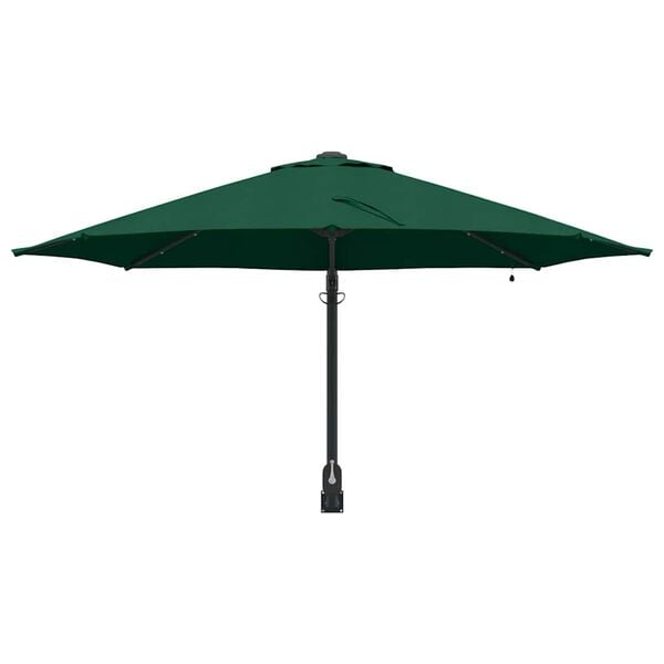 vidaXL Ombrello da giardino Verde 248 x 248 x 148 cm