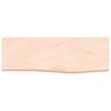 vidaXL Ripiano a Parete 60x20x4 cm Legno Massello Rovere Non Trattato