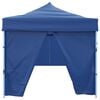 vidaXL Tenda Pieghevole Pop-Up con 8 Pareti Laterali 870x291x315 cm Blu