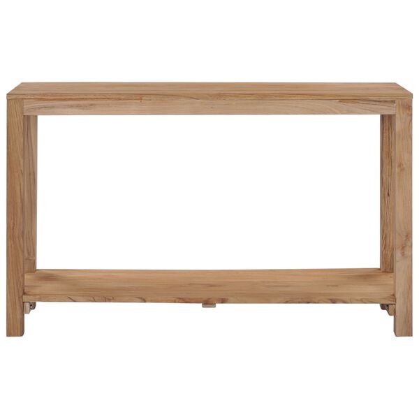 vidaXL Tavolo Consolle 120x35x75 cm in Legno Massello di Teak