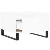 vidaXL Tavolino da Salotto Bianco 55x55x36,5 cm in Legno Multistrato